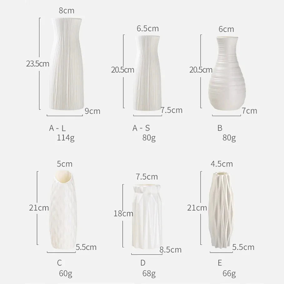 Kunststoff Vase