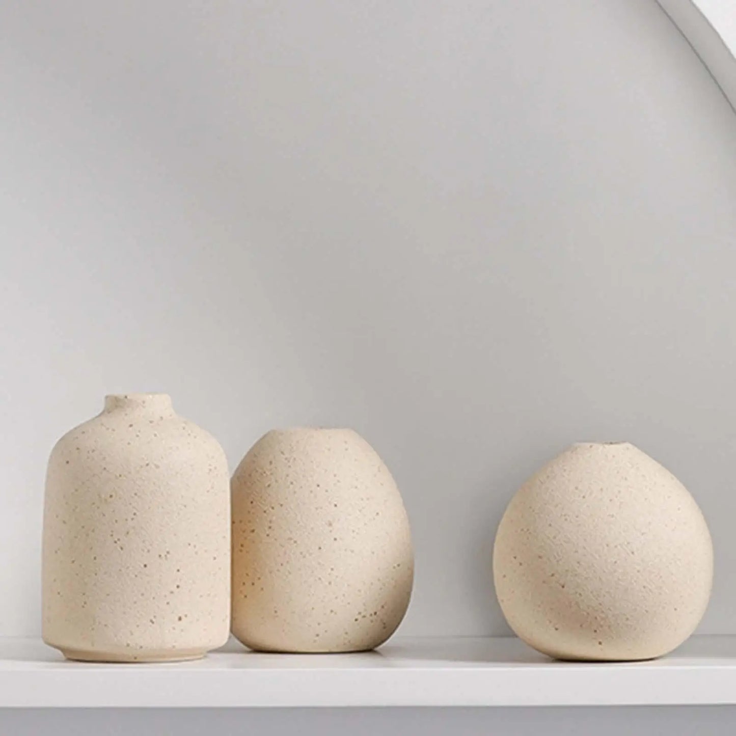 Moderne Blumenvasen, dekorative Vasen, Boho-Keramikvase